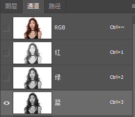 Photoshop使用通道工具给美女抠图