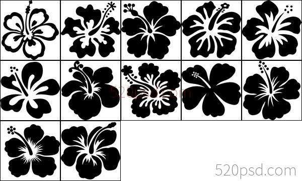 MissYuan_木槿花笔刷