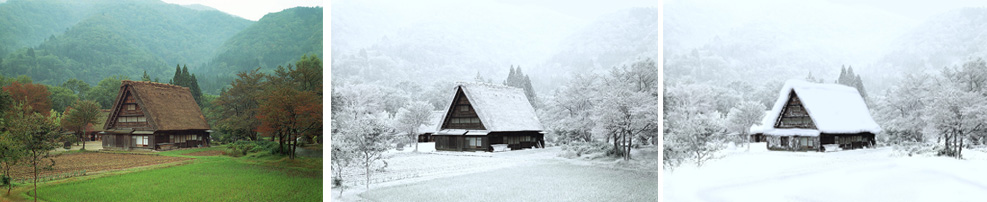 ps雪景调色教程