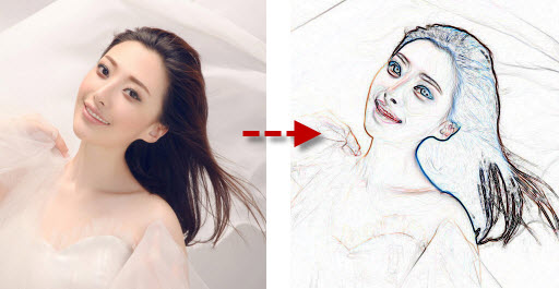 photoshop查找边缘和照亮边缘滤镜使用和案例介绍