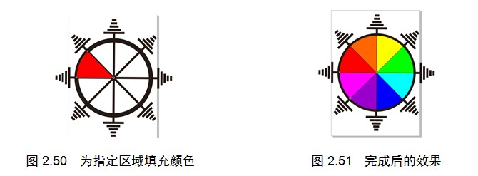 CorelDRAW为指定区域填充颜色