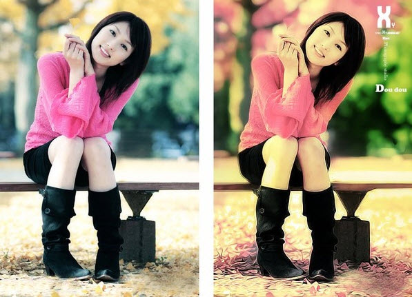 photoshop教程九：调出照片的灿烂颜色